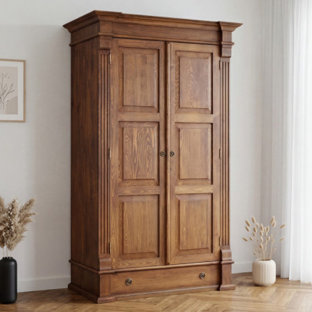 ŠATNÍ SCHRANK PRESTIGE (D-SAW-67 A) BRAUNER LACK