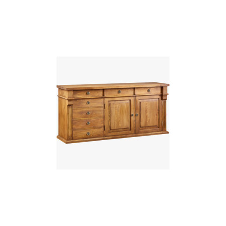 KOMMODE AUS HOLZ PRESTIGE (D-COM-69) BRAUNER LACK