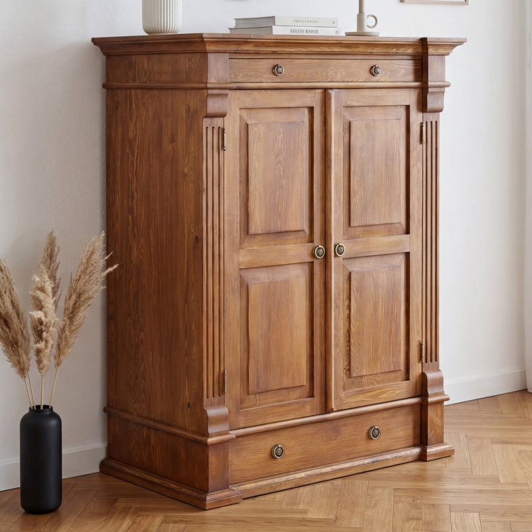 PRÄGELKASTEN AUS HOLZ PRESTIGE (D-BIL-66)  BRAUNER LACK