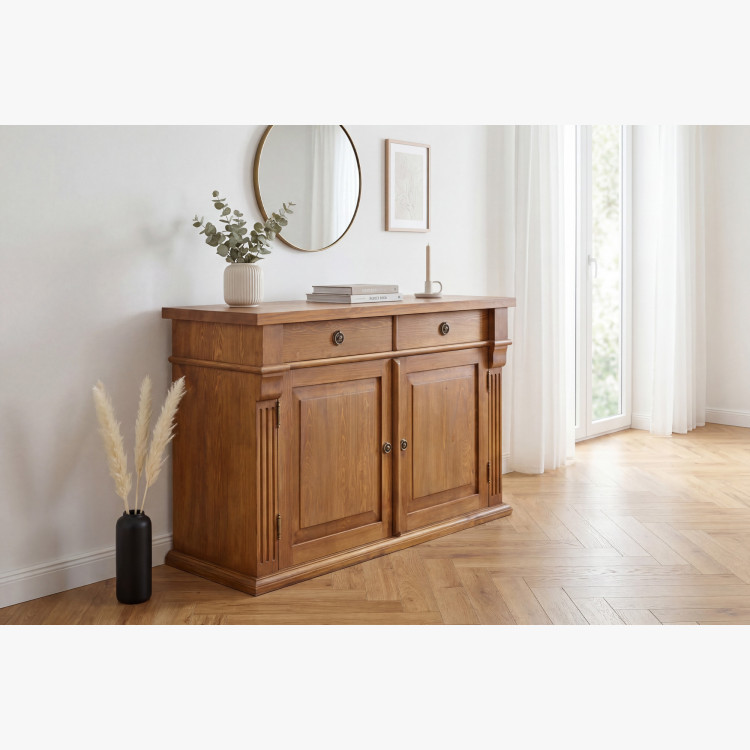 KOMMODE AUS HOLZ PRESTIGE (COM-64)  BRAUNER LACK