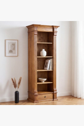 REGAL FÜR BÜCHER PRESTIGE (D-REG-60) BRAUN LACKIERT