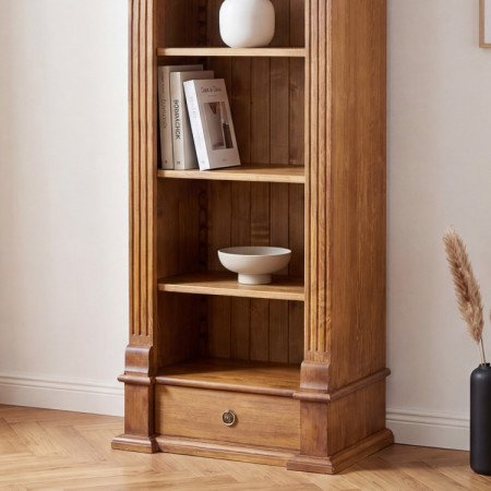 REGAL FÜR BÜCHER PRESTIGE (D-REG-60) BRAUN LACKIERT