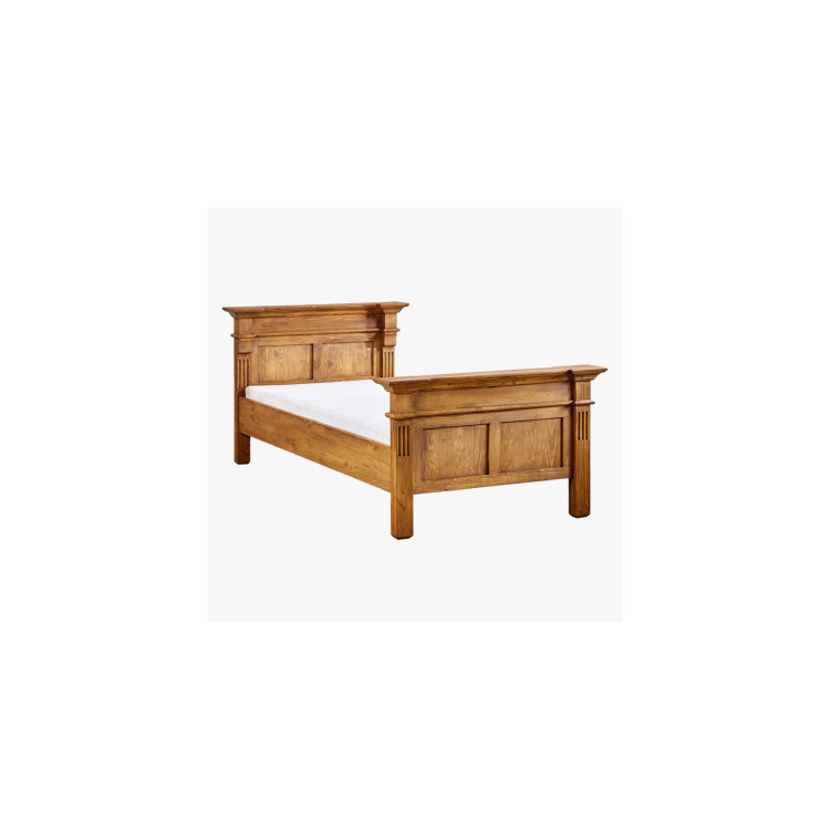 POSTEL AUS MASSIVHOLZ PRESTIGE (90 X 200) LACK BRAUN