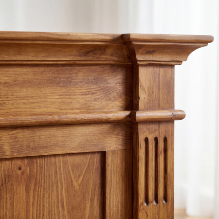 POSTEL AUS MASSIVHOLZ PRESTIGE (90 X 200) LACK BRAUN