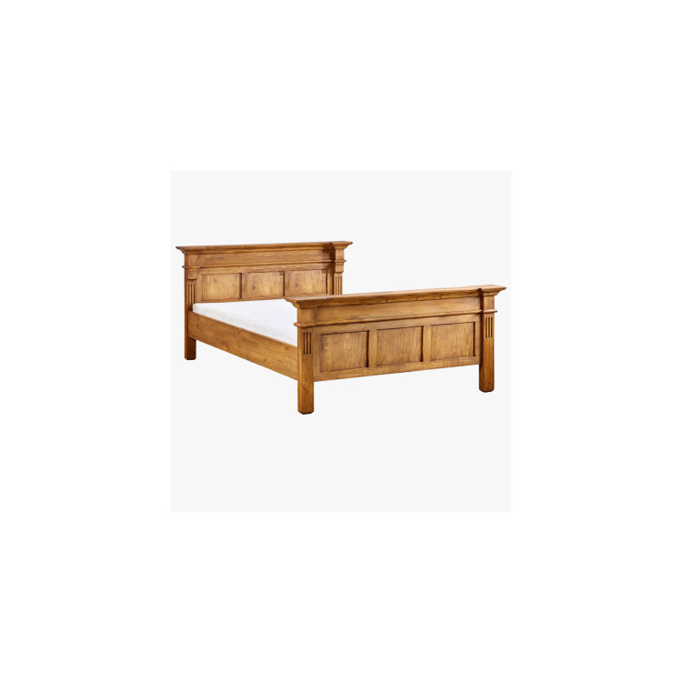 POSTEL AUS MASSIVHOLZ PRESTIGE (160 X 200) BRAUN LACKIERT