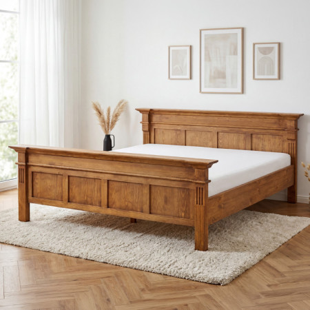 POSTEL AUS MASSIVHOLZ PRESTIGE (180 X 200) LACK BRAUN