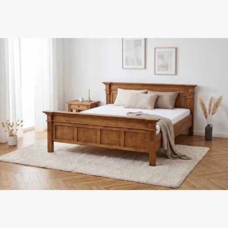 POSTEL AUS MASSIVHOLZ PRESTIGE (180 X 200) LACK BRAUN