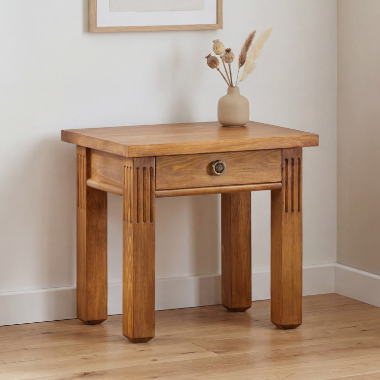 NOCHTISCH PRESTIGE BRAUNER LACK