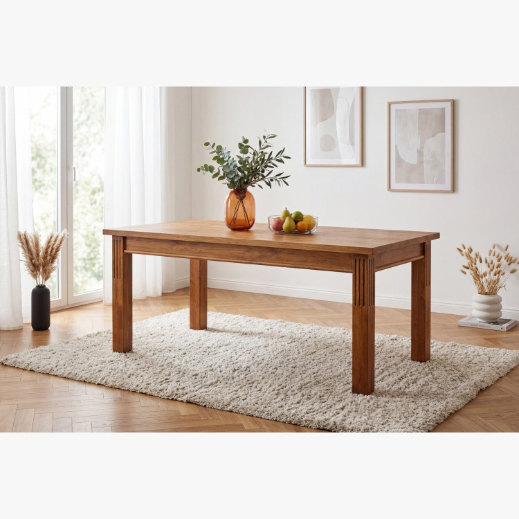 Jídelní stůl z masivu PRESTIGE 140 x 80