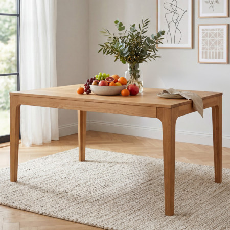 Ausziehbarer Holztisch - Eiche 140-190 cm