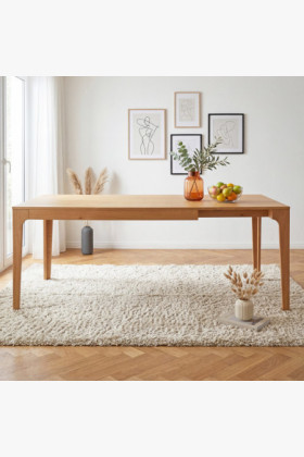 Ausziehbarer Holztisch - Eiche 140-190 cm 2