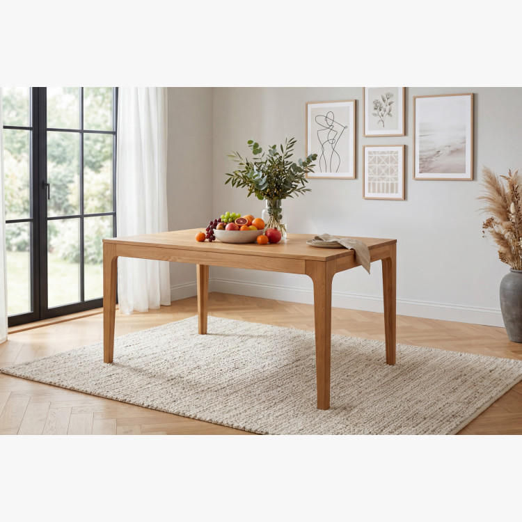 Ausziehbarer Holztisch - Eiche 140-190 cm