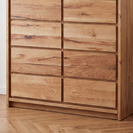 Massive Eichenkommode aus Eiche – Breite 88,5 cm, Höhe 97,5 cm