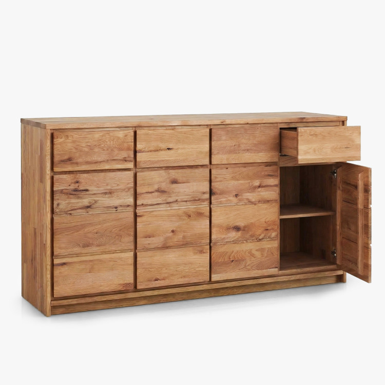 Široká Eichenkommode aus Eiche – Breite 171,5 cm