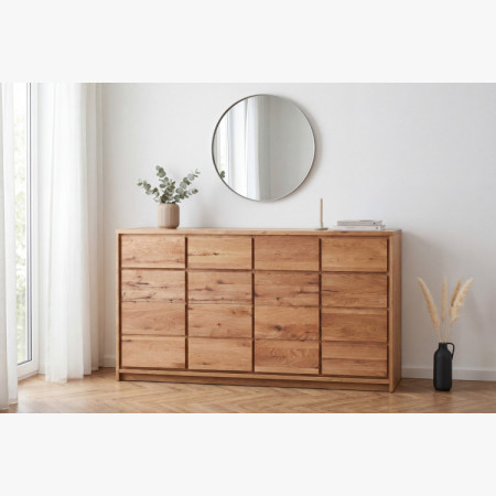 Široká Eichenkommode aus Eiche – Breite 171,5 cm