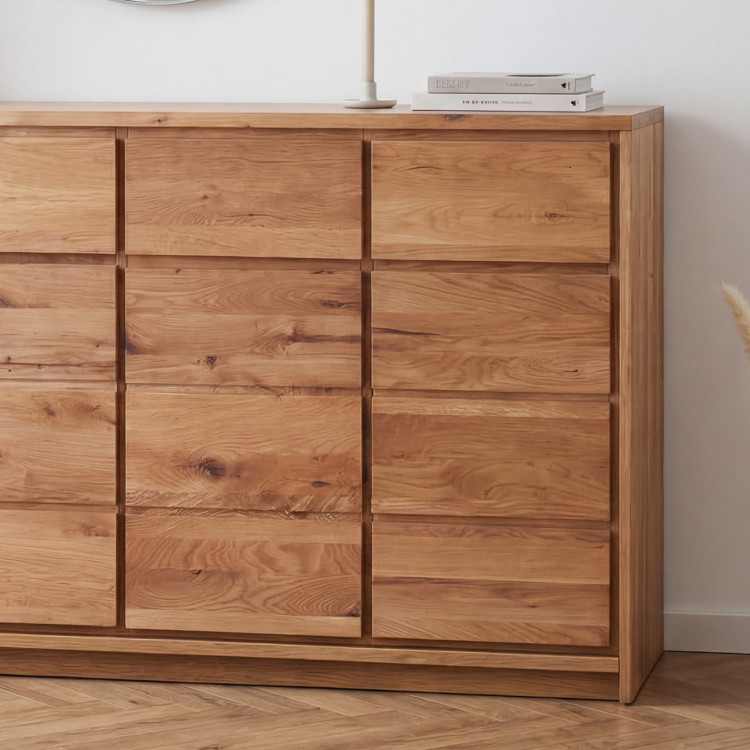 Široká Eichenkommode aus Eiche – Breite 171,5 cm