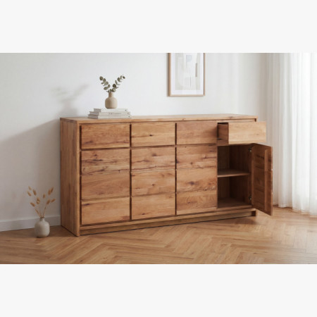 Široká Eichenkommode aus Eiche – Breite 171,5 cm
