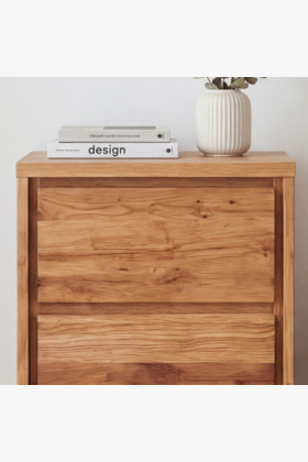 Nachttisch aus Eiche – 2 Schubladen 2