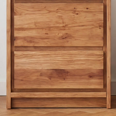 Nachttisch aus Eiche – 2 Schubladen