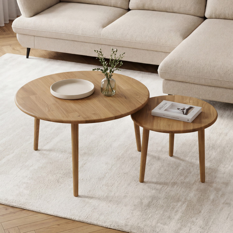 Set runder Couchtische