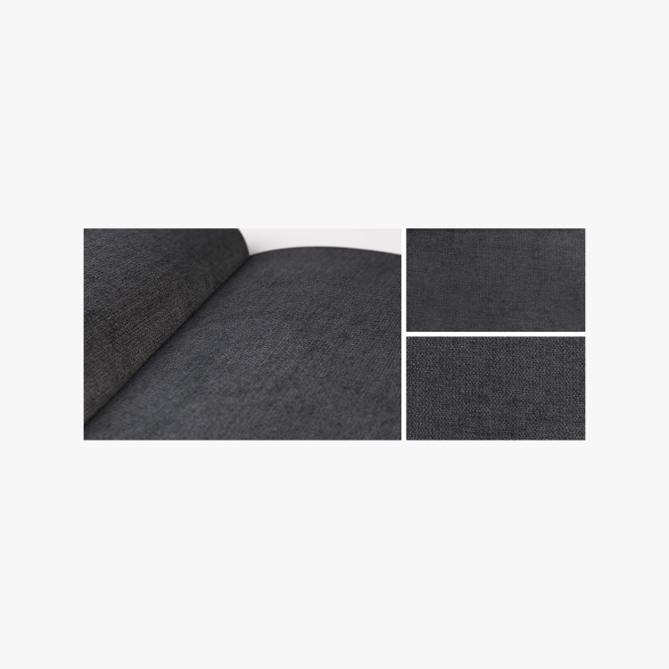 Křesílko do obývacího pokoje, dubové nohy - tmavě šedá - Vicky