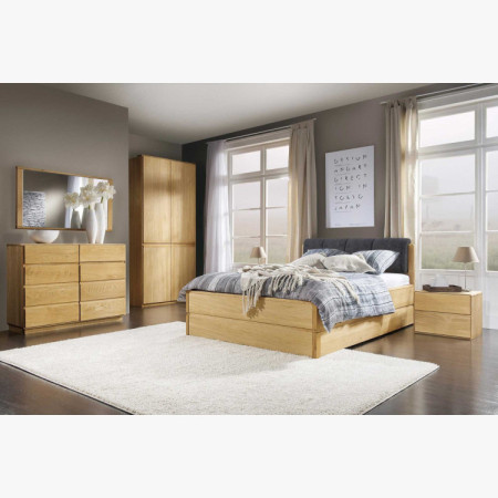 Postel 180 cm mit Stauraum, Helsinki Öl