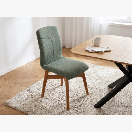 Esszimmerstühle YORK, grün - easy clean