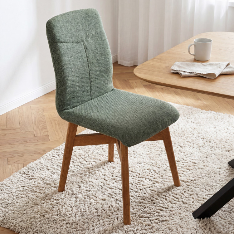 Esszimmerstühle YORK, grün - easy clean