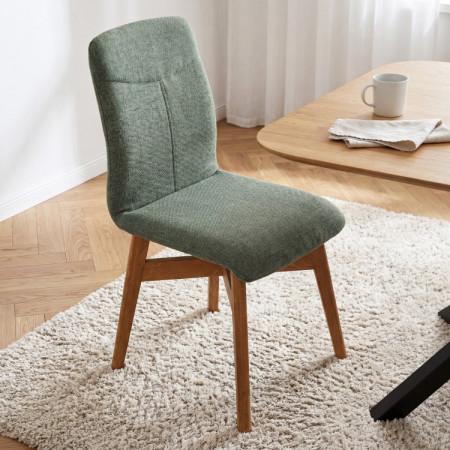 Esszimmerstühle YORK, grün - easy clean