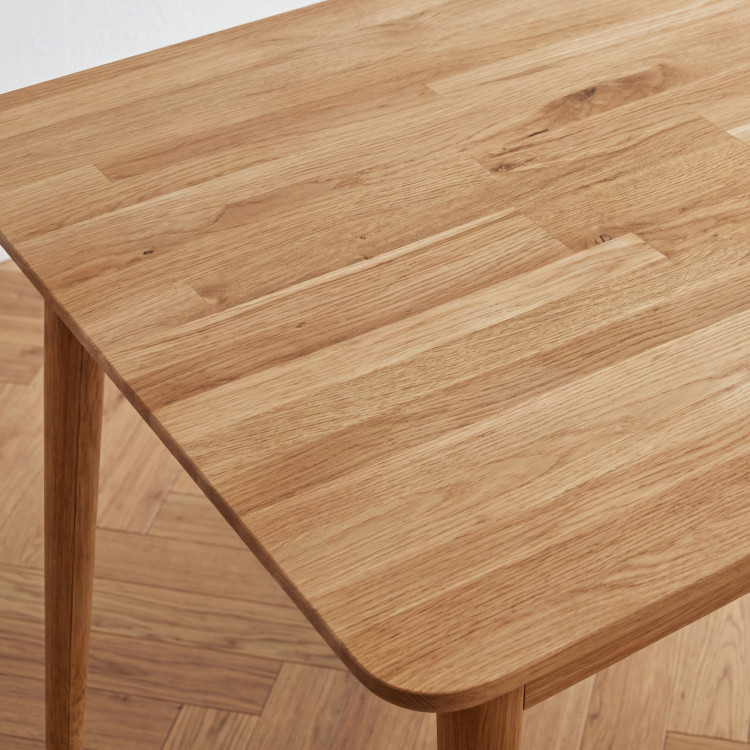 Massiver Esstisch aus Eichenholz Eko 140 x 90 cm