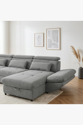 Sedergarnitur in U-Form mit Schlaffunktion Park 2