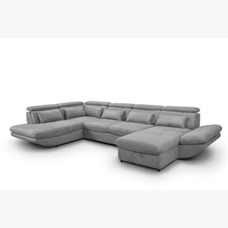 Sedergarnitur in U-Form mit Schlaffunktion Park