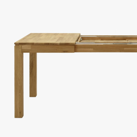 Massiver Eiche Ausziehtisch Matuš 140 x 90 cm + 80 cm Auszug