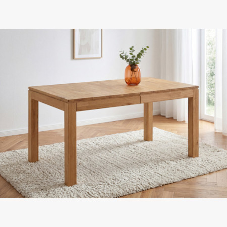 Massiver Eiche Ausziehtisch Matuš 140 x 90 cm + 80 cm Auszug