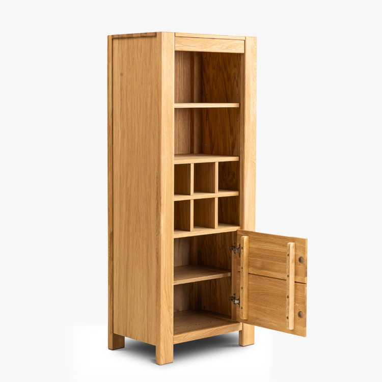 Eichen Weinregal Napoleon 150×60×40 cm