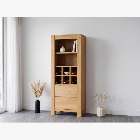 Eichen Weinregal Napoleon 150×60×40 cm