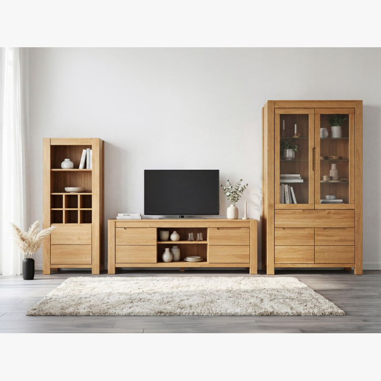 Eichen Weinregal Napoleon 150×60×40 cm