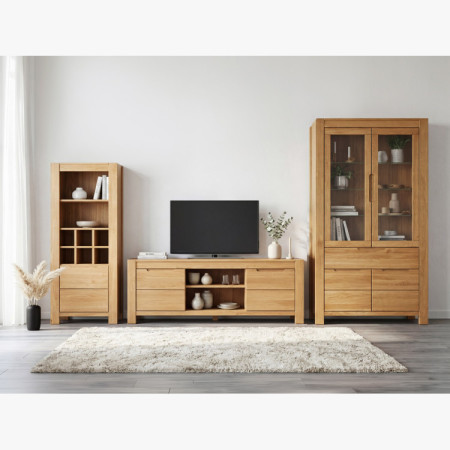 Eichen Weinregal Napoleon 150×60×40 cm