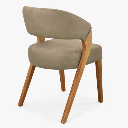 Designluxusstuhl - Eiche, Almondo - beige sandfarben