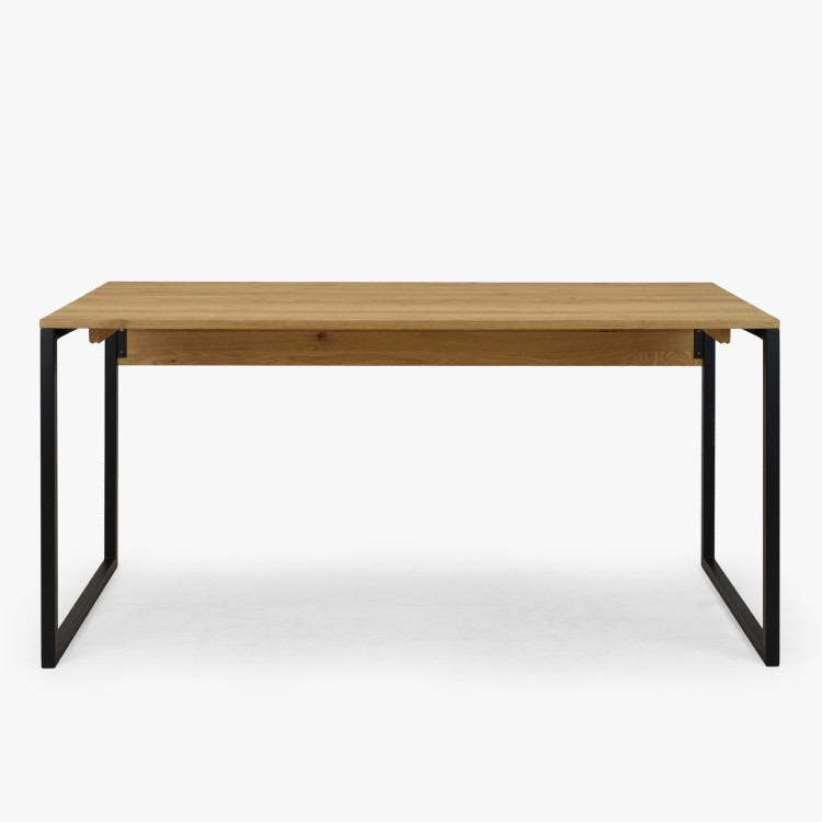 Eichen-Schreibtisch Albero 160x70 cm Metallbeine