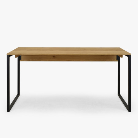 Eichen-Schreibtisch Albero 160x70 cm Metallbeine