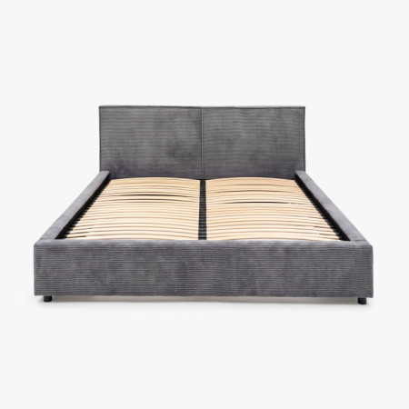 Čalouněná postel Ineza 180x200 s úložným prostorem šedá