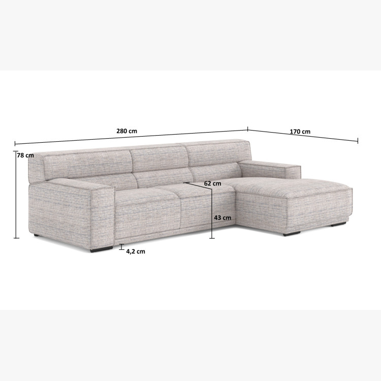 Ecksofa KUBO – rechte Ecke