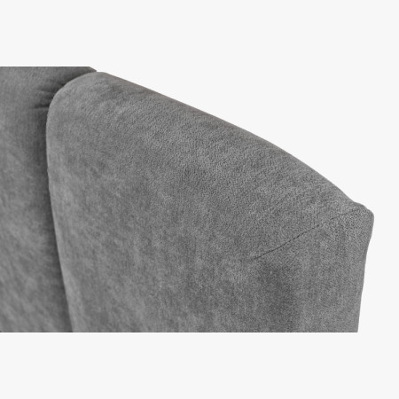 Polsterbett Nubi 180x200 mit Stauraum, grau