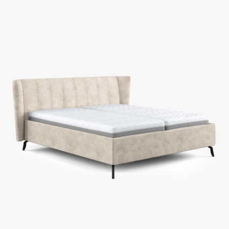 Moderne Polsterbett mit Stauraum, 180 × 200 cm