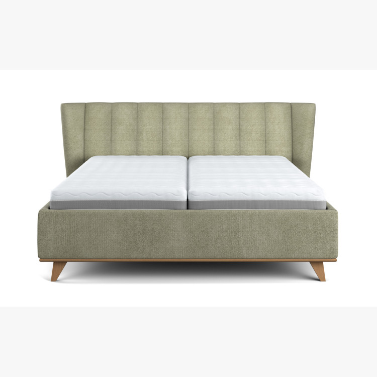 Moderne Polsterbett mit Stauraum, 180 × 200 cm
