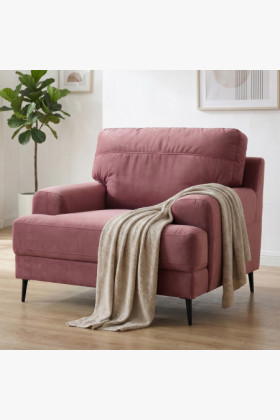 Sessel Monday Leder - Stoff in mehreren Farben