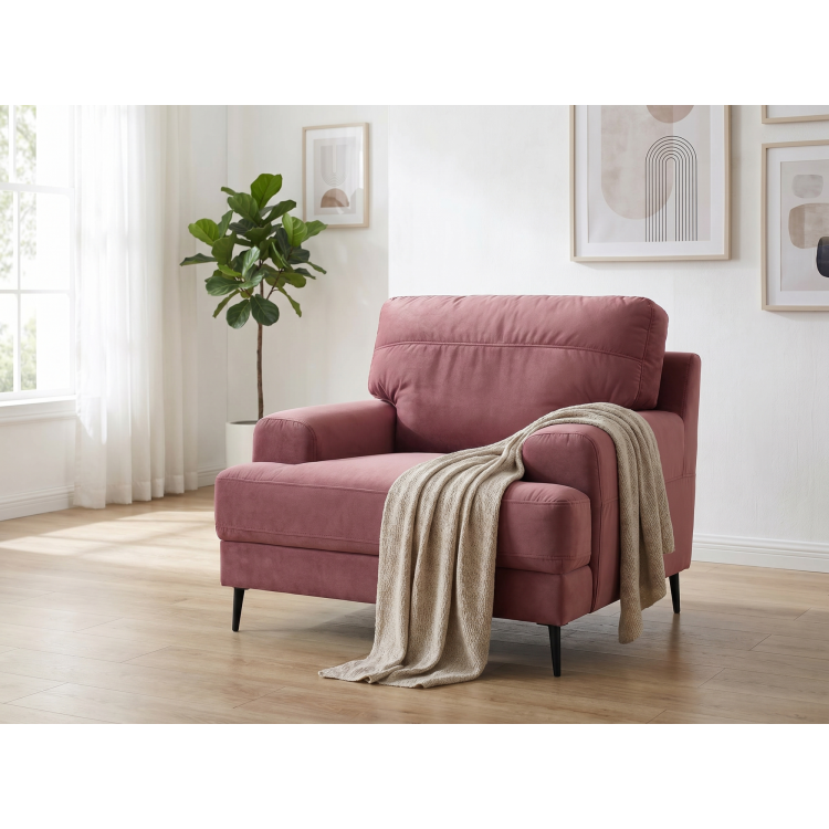 Sessel Monday Leder - Stoff in mehreren Farben