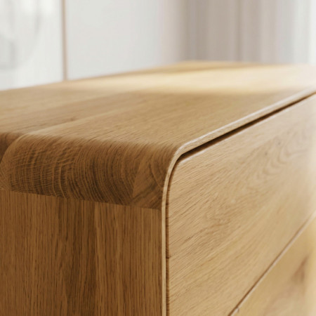 Eichenkommode Avalon 4 Schubladen 120 cm – natur Eiche