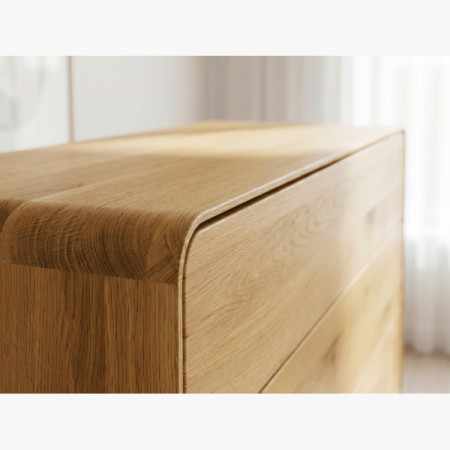 Eichenkommode Avalon 4 Schubladen 120 cm – natur Eiche